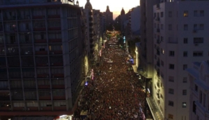 marcha ni una menos en Uruguay